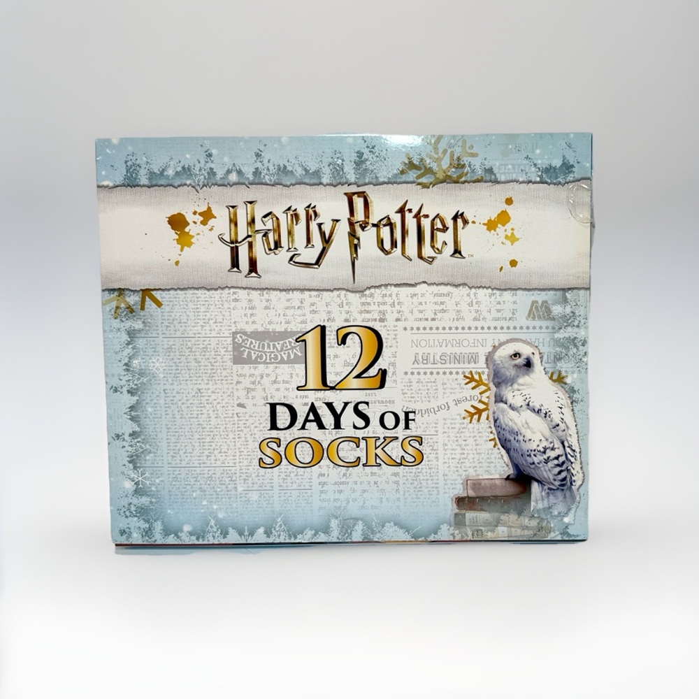 NWT Harry Potter 12 Days of Socks set, Women’s Shoe Sizes 4-10 w/12 prs of Socks